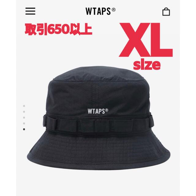 W)taps(ダブルタップス)のWTAPS 2022SS JUNGLE 01 HAT BLACK XLサイズ メンズの帽子(ハット)の商品写真