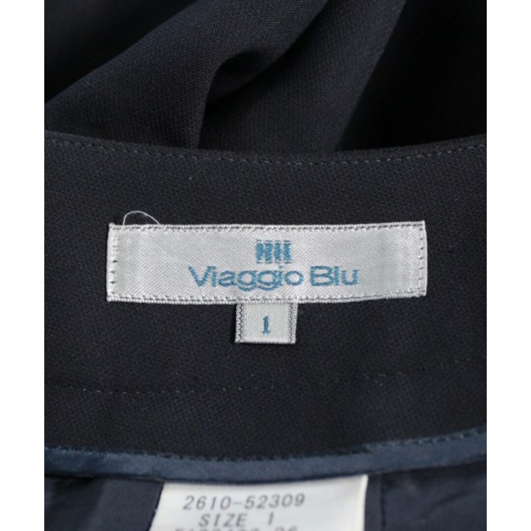 VIAGGIO BLU(ビアッジョブルー)のViaggio Blu ヴィアッジョ　ブル スラックス 1(S位) 紺 【古着】【中古】 レディースのパンツ(その他)の商品写真