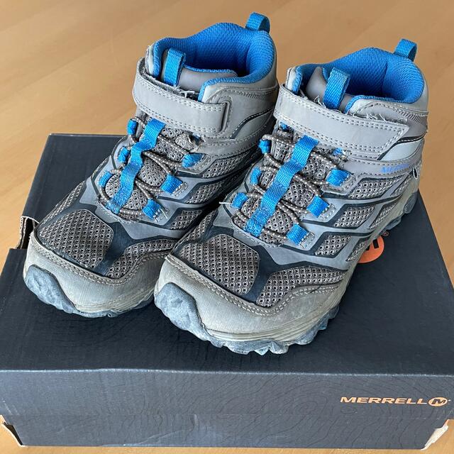 MERRELL(メレル)のメレル キッズ 19cm 防水 ハイキング トレッキング キッズ/ベビー/マタニティのキッズ靴/シューズ(15cm~)(アウトドアシューズ)の商品写真