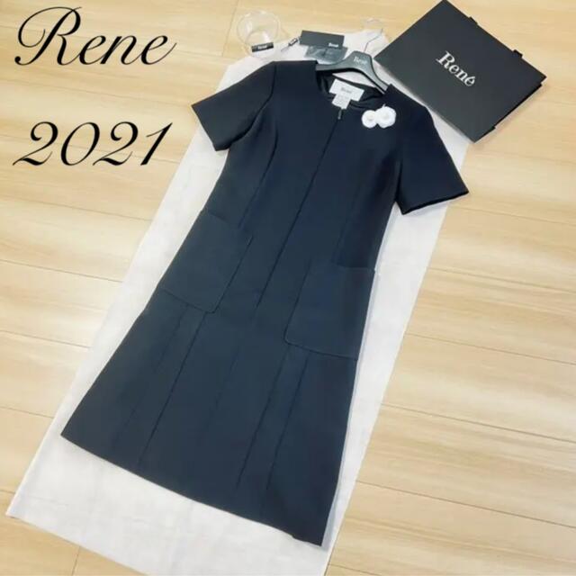 ルネ rene BLACK ワンピース 36-