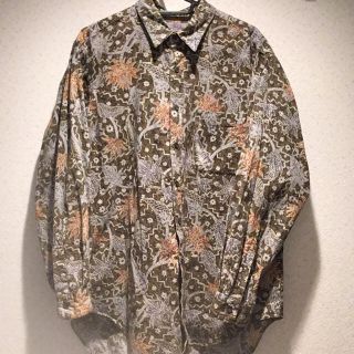 希少 90s コムデギャルソン COMME des GARCONS 総柄シャツ