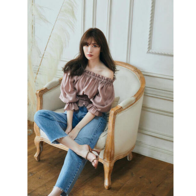 Her lip to - Herlipto Off-the-shoulder Cropped roseの通販 by ちー ...