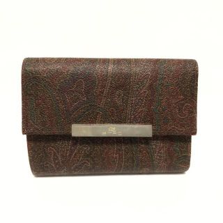 エトロ(ETRO)のETRO(エトロ) 3つ折り財布 - ペイズリー柄(財布)