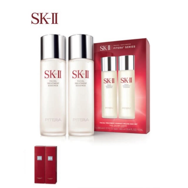 SK-II(エスケーツー)の（新品未開封）SK-II フェイシャル トリートメント エッセンス2本セット コスメ/美容のスキンケア/基礎化粧品(化粧水/ローション)の商品写真