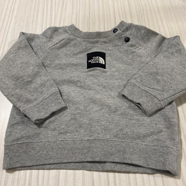 THE NORTH FACE(ザノースフェイス)のノースフェイス　キッズ　トレーナー　長袖　80 キッズ/ベビー/マタニティのベビー服(~85cm)(トレーナー)の商品写真