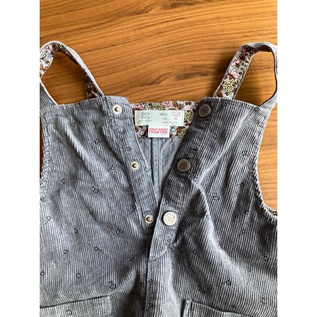 ZARA KIDS(ザラキッズ)のZARA コーデュロイ ジャンパースカート　美品 キッズ/ベビー/マタニティのキッズ服女の子用(90cm~)(ワンピース)の商品写真