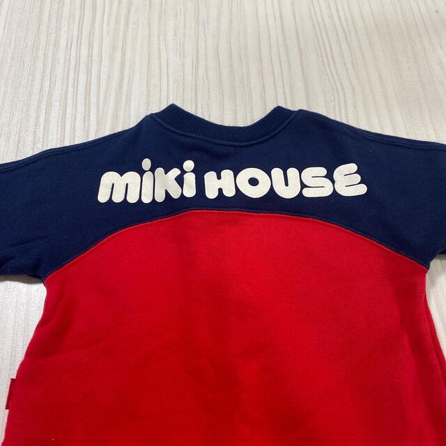 mikihouse(ミキハウス)のミキハウス　ロンパース　トレーナー　80 キッズ　子供 キッズ/ベビー/マタニティのベビー服(~85cm)(ロンパース)の商品写真