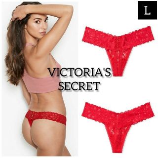 ヴィクトリアズシークレット(Victoria's Secret)のレッド/Lサイズ　組み合わせ自由★選べる★(ショーツ)