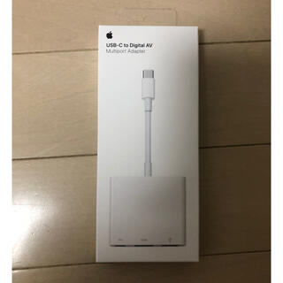 アップル(Apple)の【Apple純正品】USB-C Digital AV Multiportアダプタ(PC周辺機器)