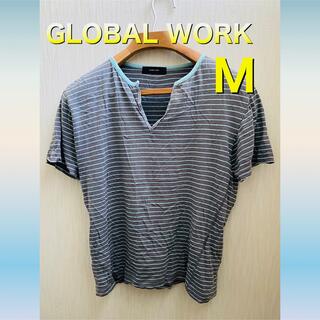 グローバルワーク(GLOBAL WORK)のグローバルワーク Tシャツ メンズ Mサイズ(Tシャツ/カットソー(半袖/袖なし))