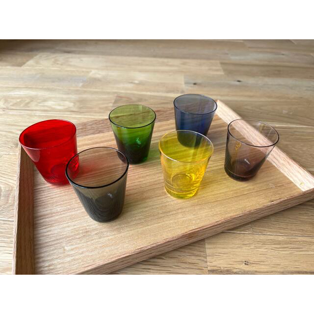 昭和レトロ ホヤ クリスタル 冷酒グラス　HOYA GLASS WORKS インテリア/住まい/日用品のキッチン/食器(アルコールグッズ)の商品写真