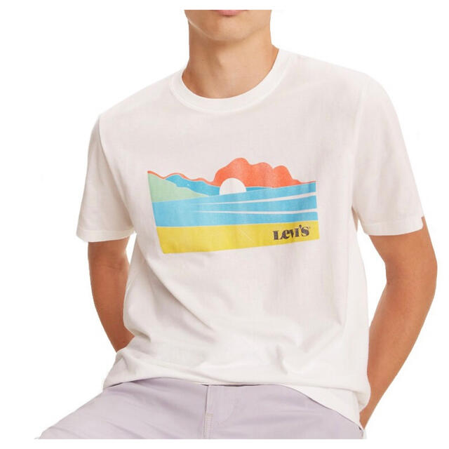 Levi's(リーバイス)の★新品★リーバイス プリントTシャツ ホワイト/S メンズのトップス(Tシャツ/カットソー(半袖/袖なし))の商品写真