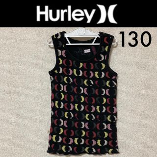 ハーレー(Hurley)の美品☆Hurley girlsタンクトップ130ハーレーキッズボルコムロキシー(Tシャツ/カットソー)