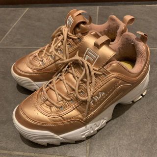 フィラ(FILA)のFILA フィラ　厚底　スニーカー　25.5(スニーカー)