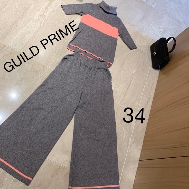 GUILD PRIME - 🧡定価約4万 GUILD PRIME 34 ニット セットアップ