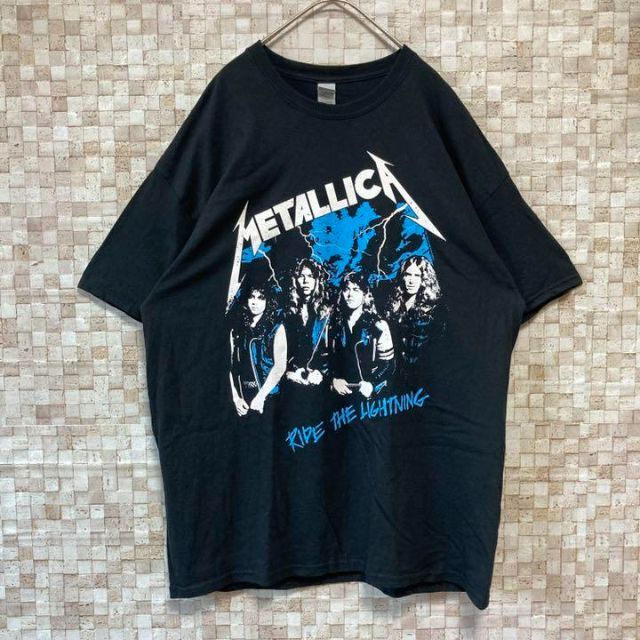 2023セール】 アメリカUSA古着バンドtシャツメタリカMETALLICAXL黒