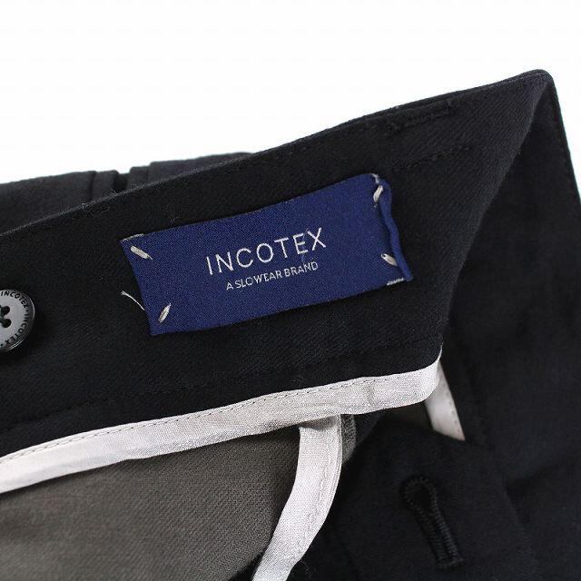 INCOTEX(インコテックス)のインコテックス SLOWEAR パンツ スラックス ウール 38 M 黒 レディースのパンツ(その他)の商品写真