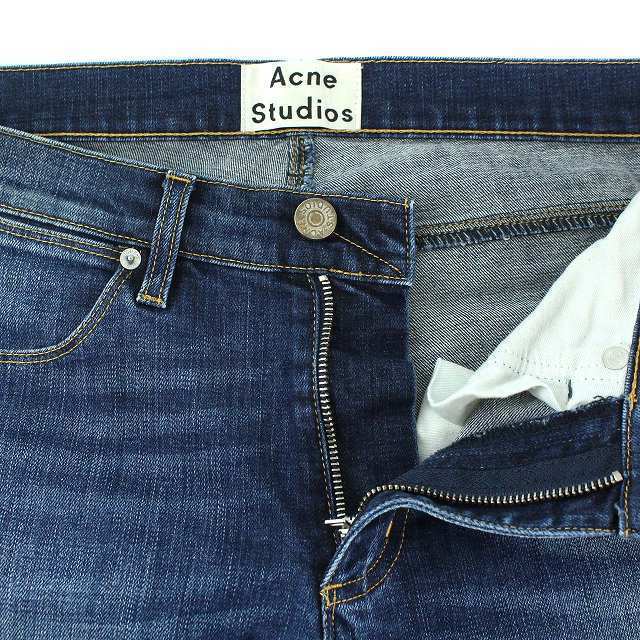 Acne Studios(アクネストゥディオズ)のアクネ ストゥディオズ デニムパンツ ジーンズ コットン L インディゴ メンズのパンツ(デニム/ジーンズ)の商品写真