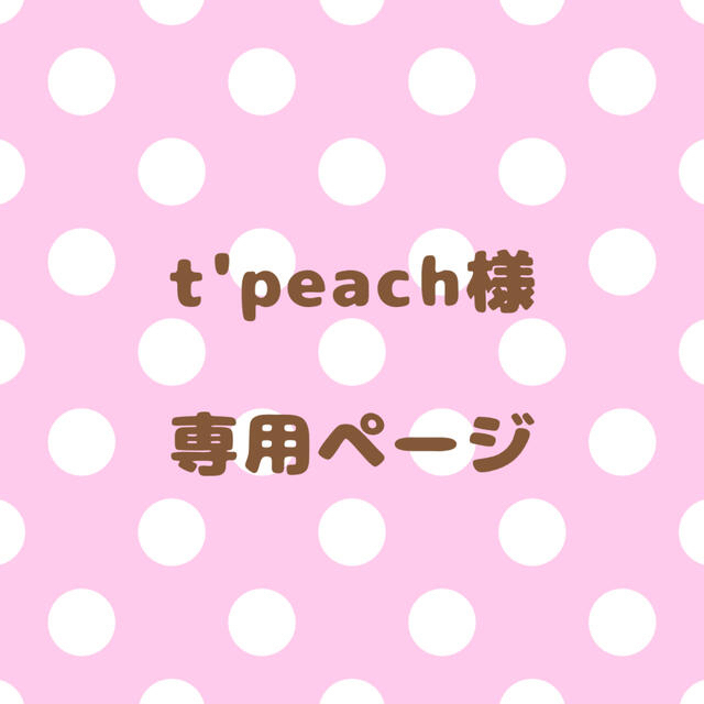 ｟t'peach様｠専用ページ その他のその他(オーダーメイド)の商品写真