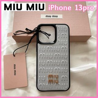 miumiu - 新品☆ miumiu ミュウミュウ iPhone 13pro iPhoneケースの