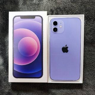 アイフォーン(iPhone)のiPhone12 64GB Purple SIMロック解除済み(スマートフォン本体)