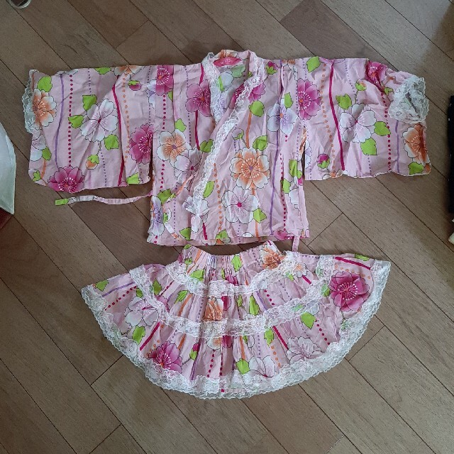 キッズ　浴衣 110 キッズ/ベビー/マタニティのキッズ服男の子用(90cm~)(甚平/浴衣)の商品写真