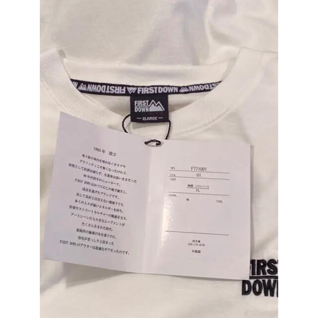 FIRST DOWN ファーストダウン long sleeb ロンT 新品 メンズのトップス(Tシャツ/カットソー(七分/長袖))の商品写真