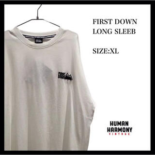 FIRST DOWN ファーストダウン long sleeb ロンT 新品(Tシャツ/カットソー(七分/長袖))
