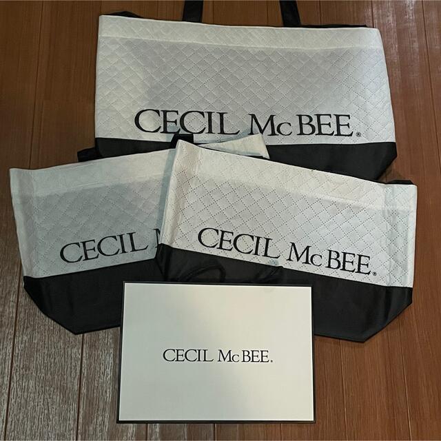 CECIL McBEE(セシルマクビー)のCECIL McBEE セシルマクビー ショッパー バッグ セット レディースのバッグ(ショップ袋)の商品写真