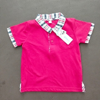 ニシマツヤ(西松屋)の新品　ベビー　キッズ　95 半袖　ポロシャツ(Tシャツ/カットソー)