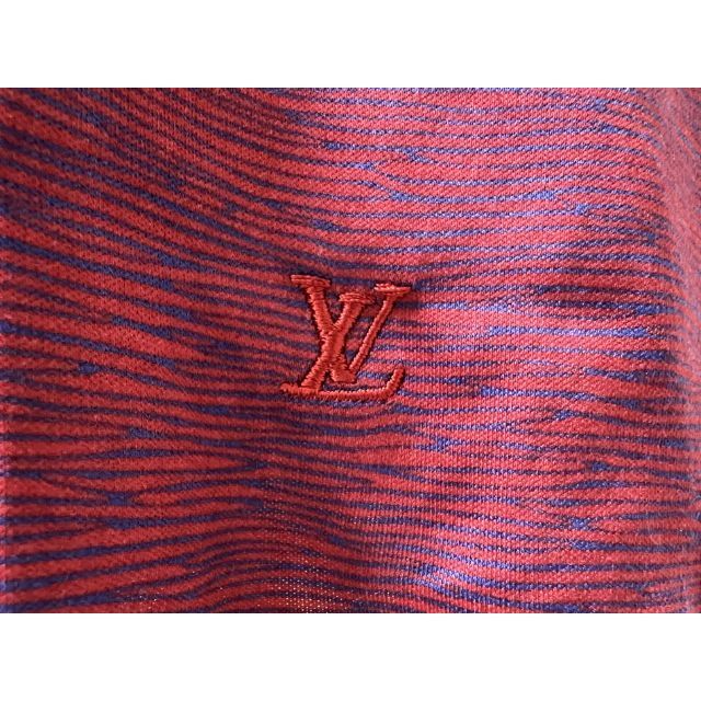 LOUIS VUITTON(ルイヴィトン)のルイヴィトン メンズ Tシャツ 半袖 トップス エピ レッド ブルー Mサイズ メンズのトップス(Tシャツ/カットソー(半袖/袖なし))の商品写真