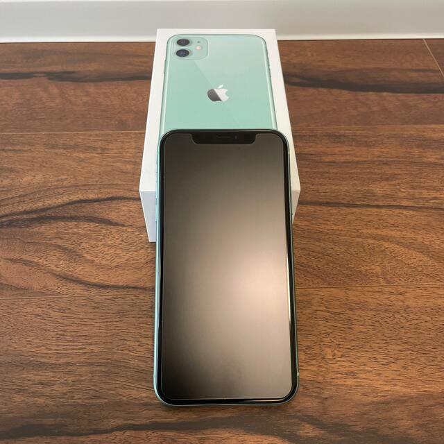 スマートフォン本体アップル iPhone11 128GB グリーン SIMフリー