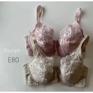 トリンプ(Triumph)の専用　トリンプ  フルカップブラ　E80 2枚セット　レースブラ　大きいサイズ(ブラ)