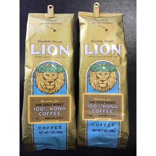 ライオン(LION)の新品　LION COFFEE KONA 100% 2袋セット(コーヒー)