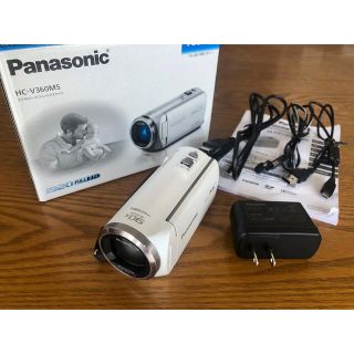 パナソニック(Panasonic)のパナソニック　HDビデオカメラ　HC-V360MS 16GB内蔵メモリー(ビデオカメラ)