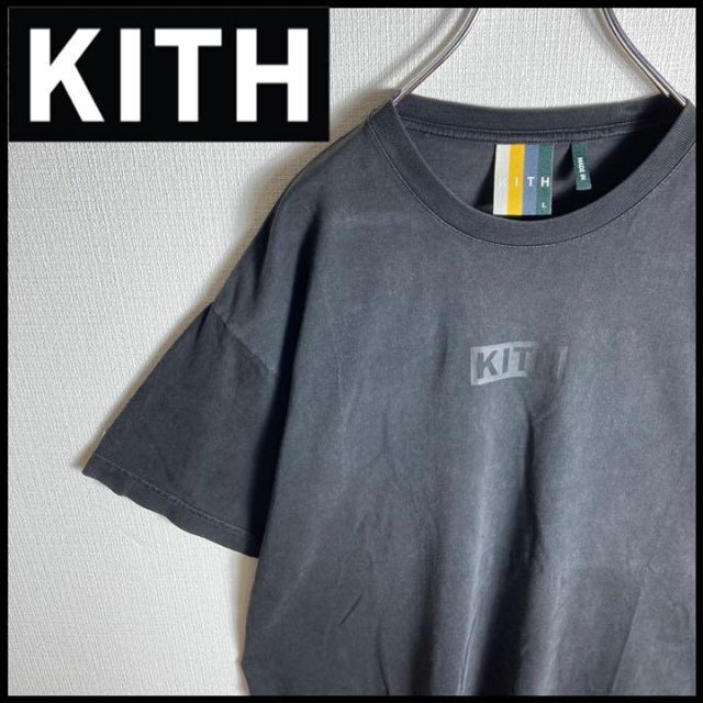 【人気Lサイズ】KITH　ボックスロゴ定番カラーtシャツ　入手困難　希少