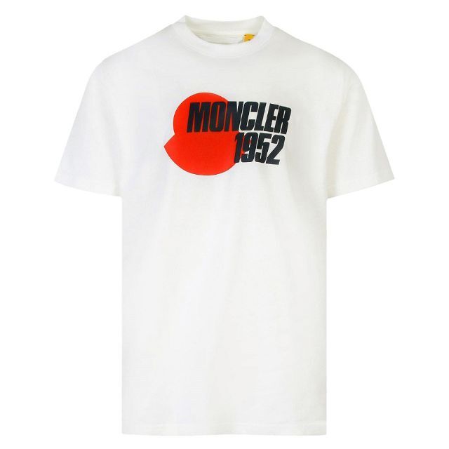 137 MONCLER GENIUS ホワイト 半袖Tシャツ size M