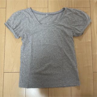 ムジルシリョウヒン(MUJI (無印良品))のTシャツ　カットソー　無地(Tシャツ(半袖/袖なし))