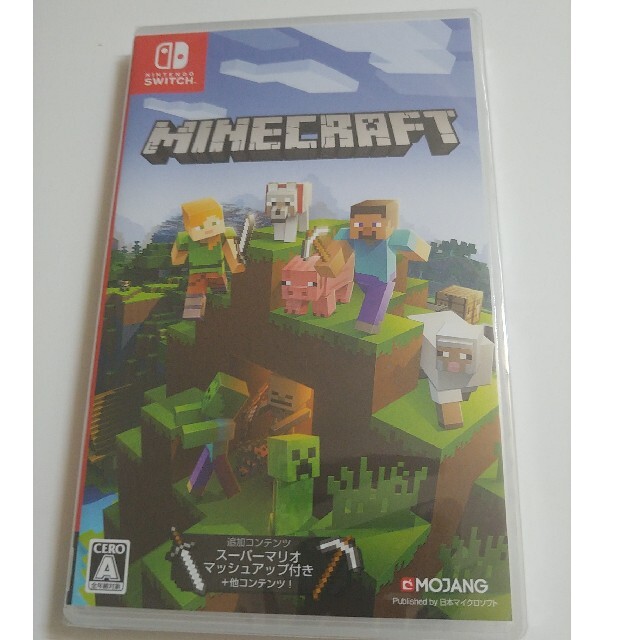 Microsoft(マイクロソフト)のMinecraft Switch エンタメ/ホビーのゲームソフト/ゲーム機本体(家庭用ゲームソフト)の商品写真