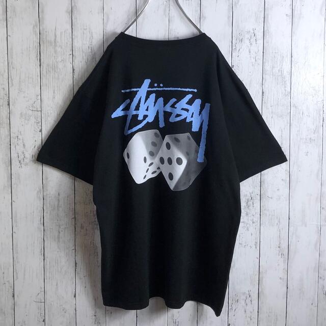 STUSSY(ステューシー)の【新品】【両面プリント】ステューシー ダイス Tシャツ XL ブラック メンズのトップス(Tシャツ/カットソー(半袖/袖なし))の商品写真