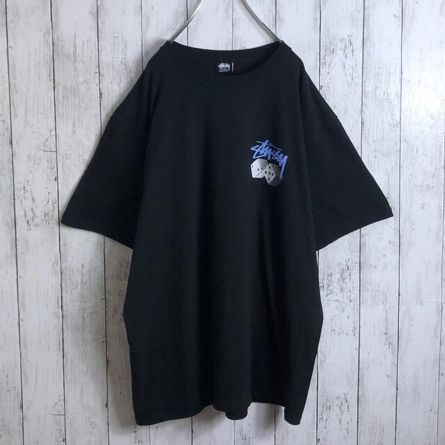 STUSSY(ステューシー)の【新品】【両面プリント】ステューシー ダイス Tシャツ XL ブラック メンズのトップス(Tシャツ/カットソー(半袖/袖なし))の商品写真