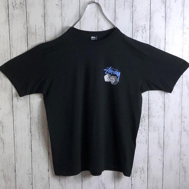 STUSSY(ステューシー)の【新品】【両面プリント】ステューシー ダイス Tシャツ XL ブラック メンズのトップス(Tシャツ/カットソー(半袖/袖なし))の商品写真