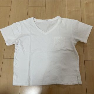 ムジルシリョウヒン(MUJI (無印良品))の白Tシャツ　無地(Tシャツ(半袖/袖なし))