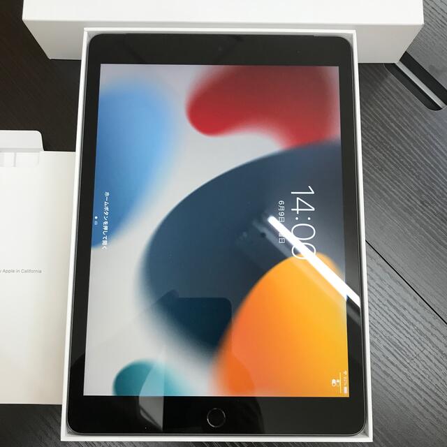 アップル iPad 第9世代 256GB スペースグレイ au4XLTE画面サイズ