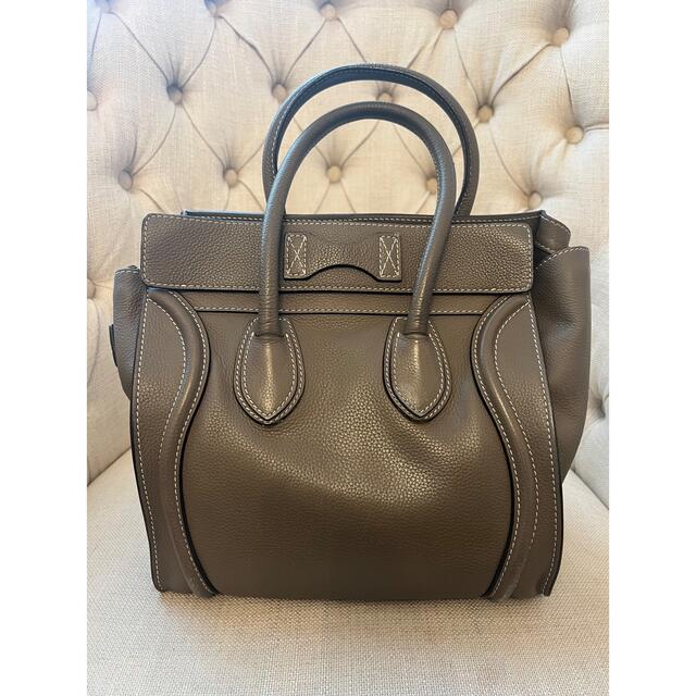 美品✨CELINE セリーヌ ラゲージマイクロ✨スリ✨ベージュ✨ 美品✨CELINE セリーヌ ラゲージマイクロ✨スリ✨ベージュ✨
