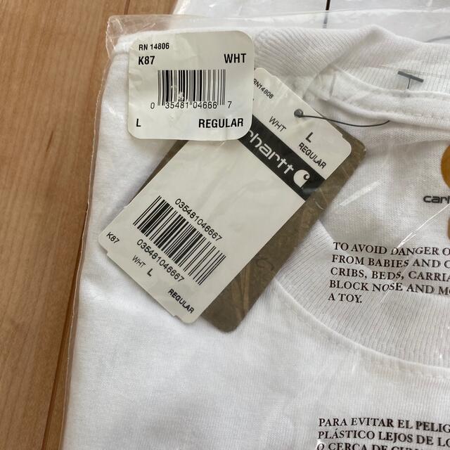 バラ売り不可 新品 carhartt カーハート 白 半袖 Tシャツ 正規品 3