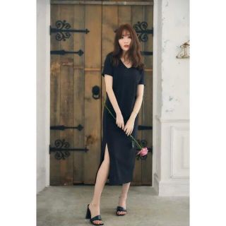 ハーリップトゥ(Her lip to)のherlipto T-Shirt Long Dress(ロングワンピース/マキシワンピース)