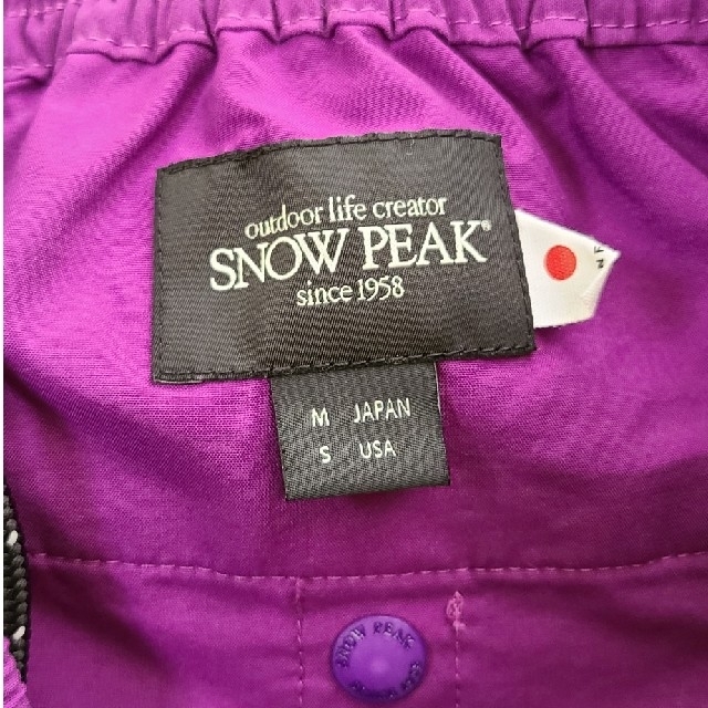 Snow Peak(スノーピーク)のSNOW PEAK ショーツ パープル S メンズのパンツ(ショートパンツ)の商品写真