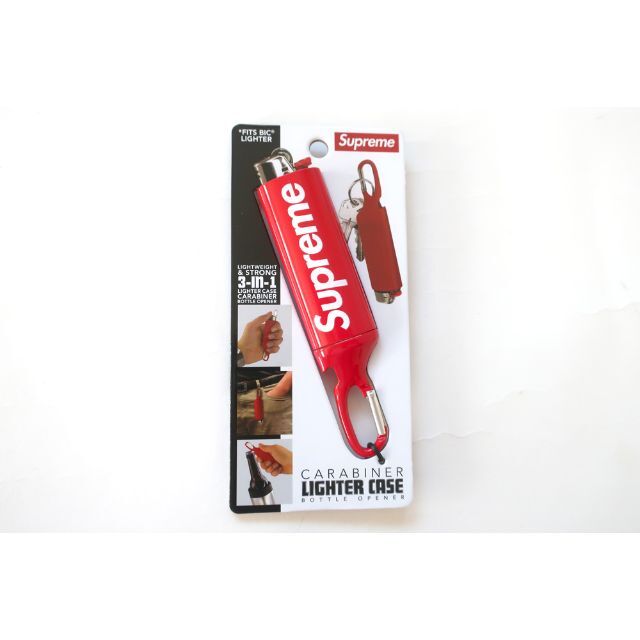 Supreme(シュプリーム)のSupreme Lighter Case Carabiner赤 メンズのファッション小物(タバコグッズ)の商品写真
