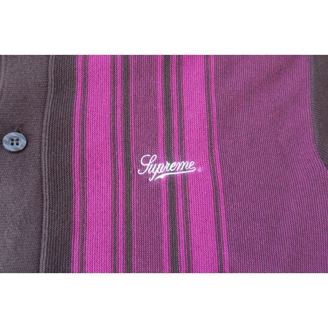 M)Supreme Stripe Button Up Poloストライプポロ | www.flyforreal.com